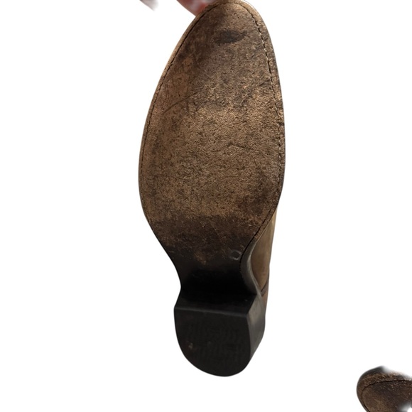 Justin Men's Leather Western Boots 2253 Buck 13" Round Toe Cowboy Size 8.5 D - Picture 6 of 7